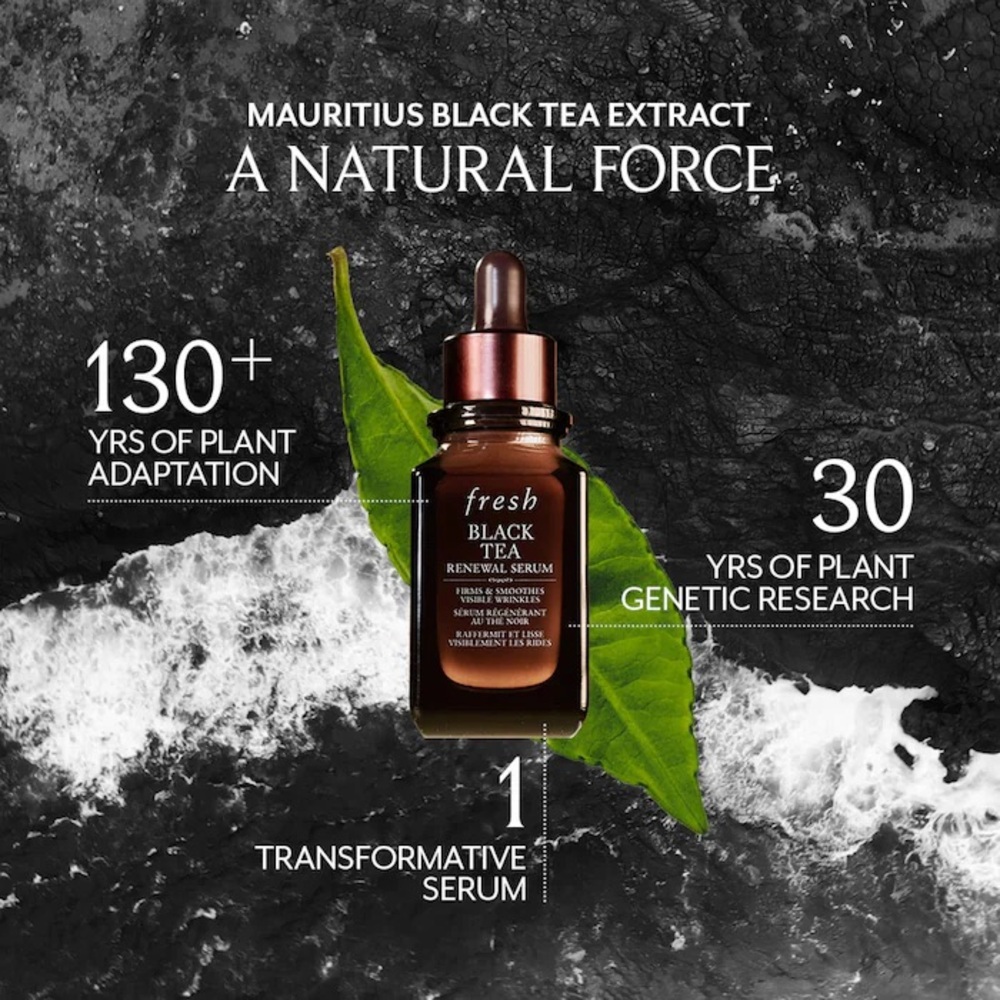 NEW Fresh black tea renewal serum full size retails $82 - Picture 3 of 7